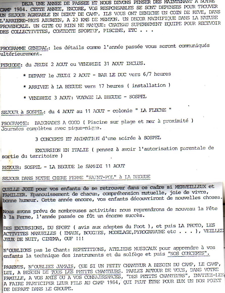 SOSPEL 1984