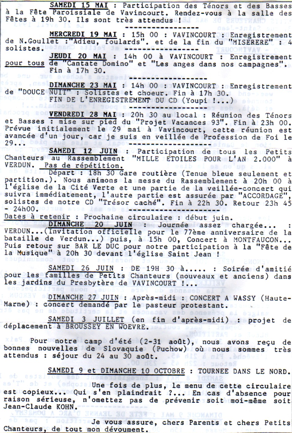 MAI 1993